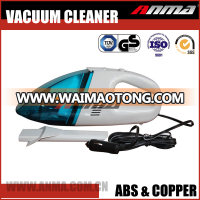 12V dc mini portable handheld wet dry car seat vacuum cleaner in strong motor